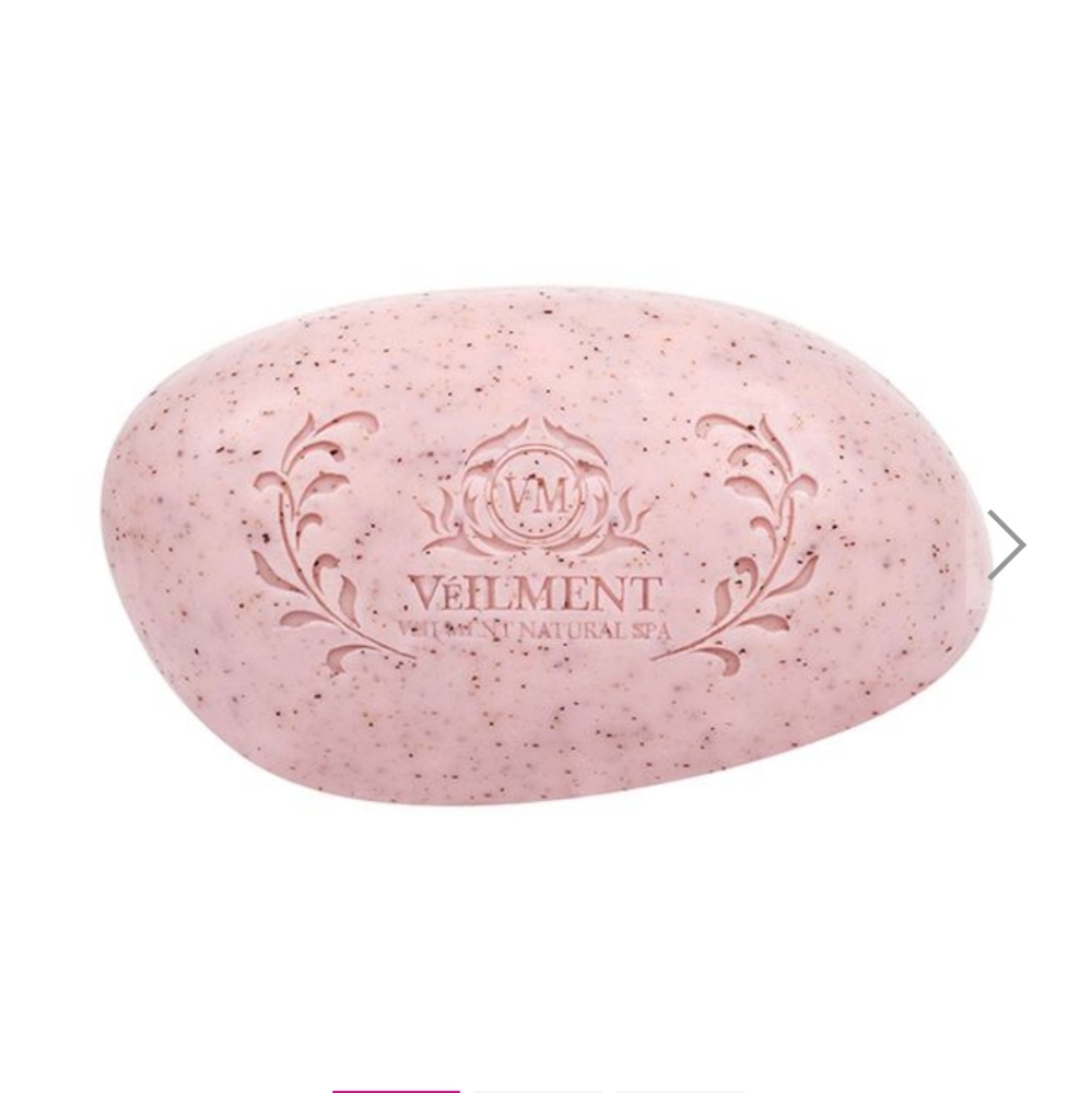 Veilment Natural Spa Himalaya Pink Salt Exfoliating Soap Bar 🫧 🆕